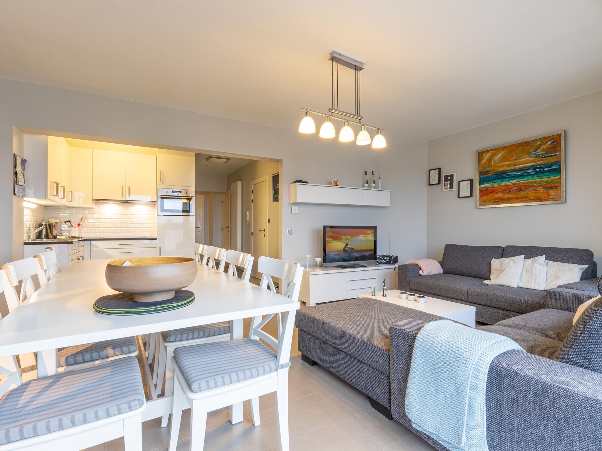 Outdoor terrace and views at Jenedy - VER5 in Blankenberge