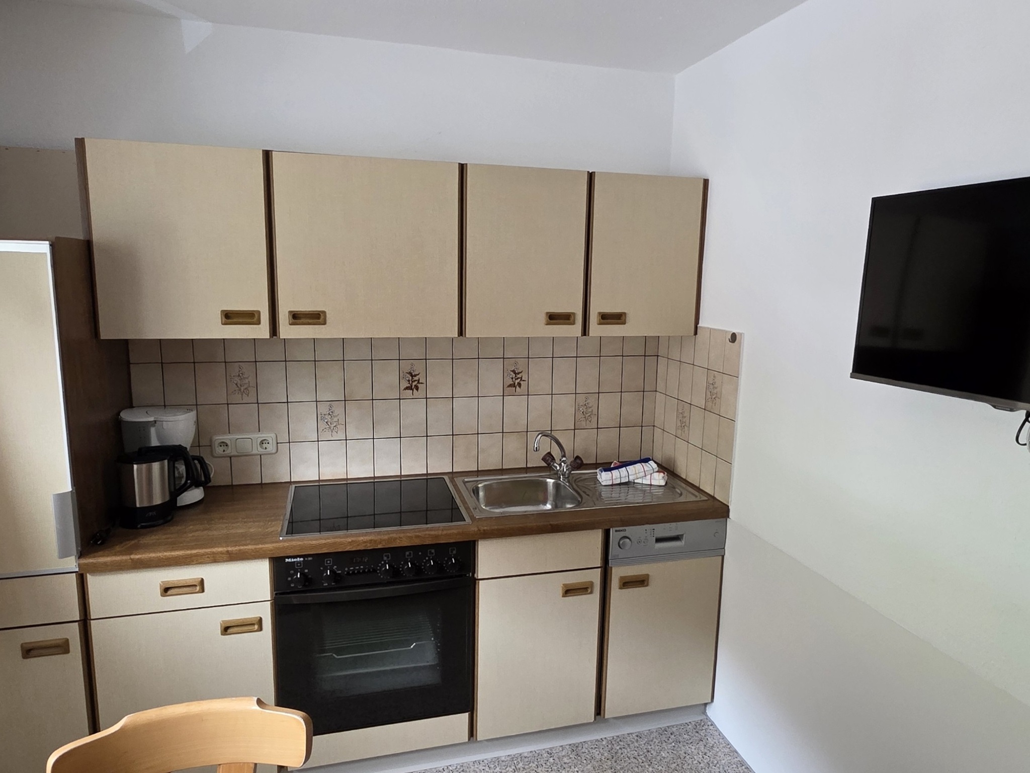 Modern kitchen at Siegele - Top 2 in Kappl