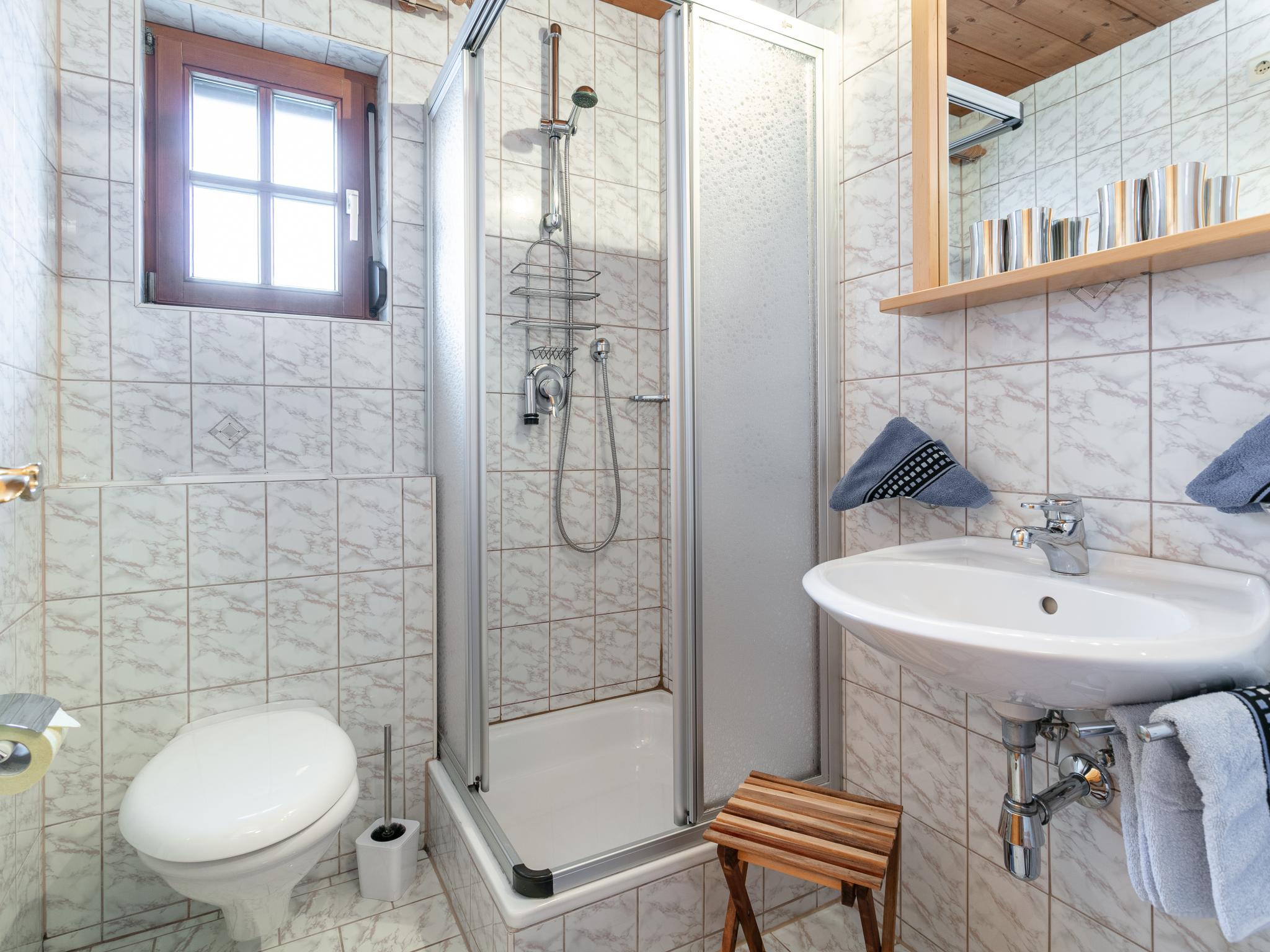 Outdoor terrace and views at Mohr in Kaunerberg