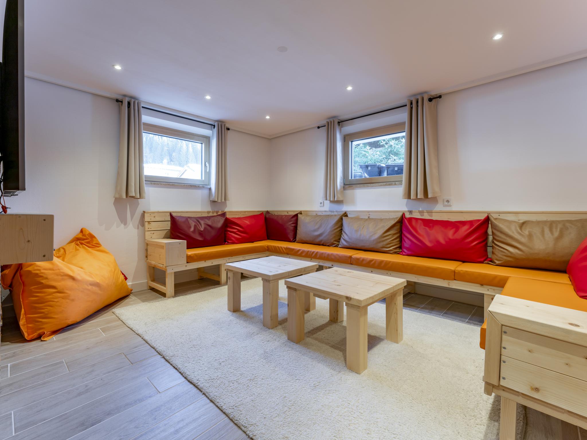 Outdoor terrace and views at Amadé in Kleinarl