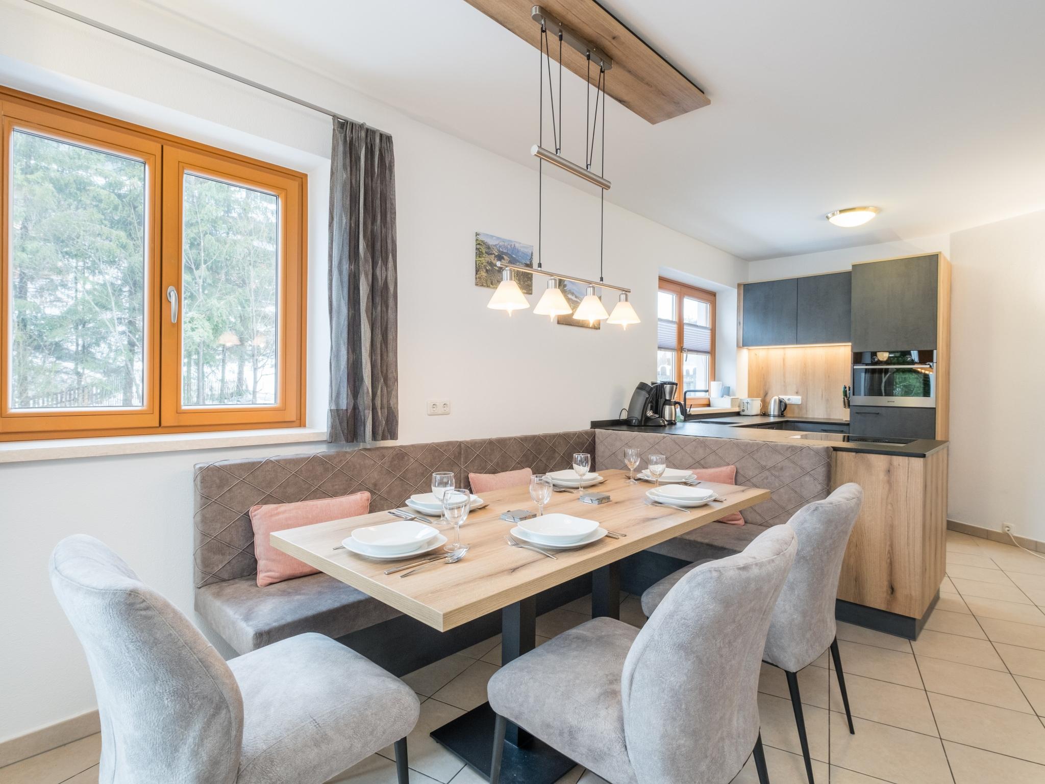 Modern kitchen at Hasenbach Ski in - Ski Out in Saalbach-Hinterglemm