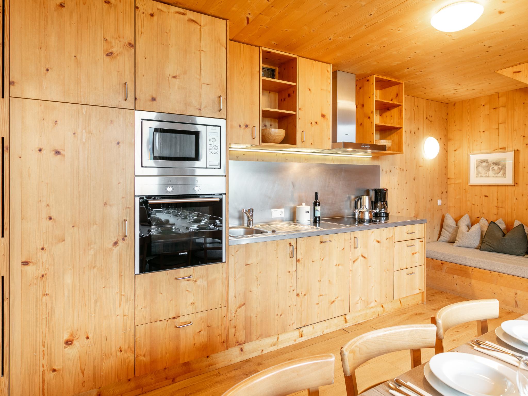 Outdoor terrace and views at Waidachhaus 10 in Ramsau im Zillertal