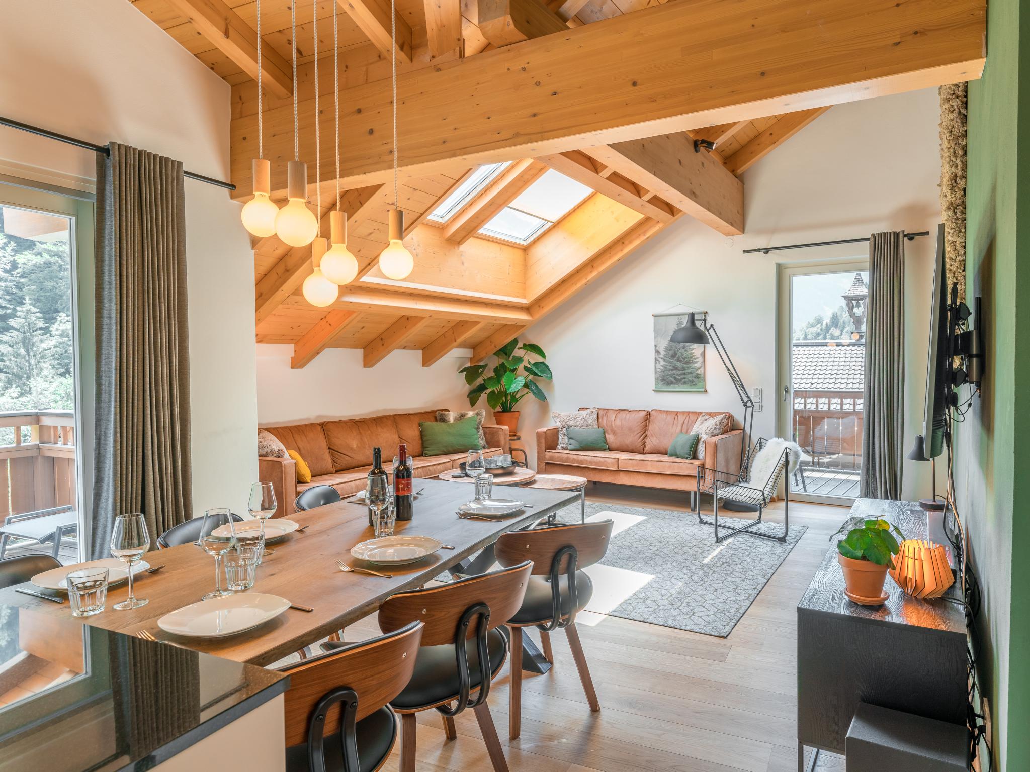 Living area at Drei Berge Top 7 in Saalbach-Hinterglemm