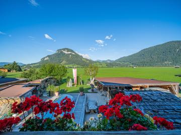 Vue de la maison de vacances