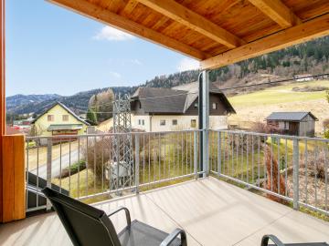 Vue de la maison de vacances
