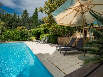 Piscine maison de vacances