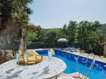Pool des Ferienhauses