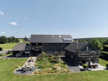 Uitzicht van vakantiehuis