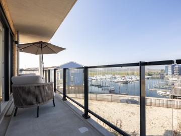 Vue de la maison de vacances