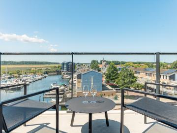 Vue de la maison de vacances