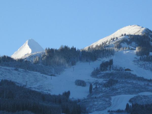 Vue de la maison de vacances [hiver]