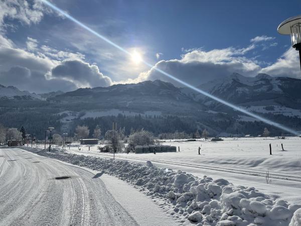 Aussicht vom Ferienhaus [Winter]