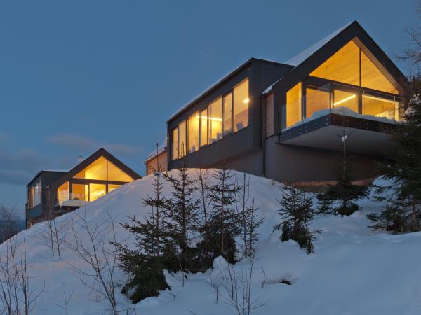 Außenseite Ferienhaus [Winter]