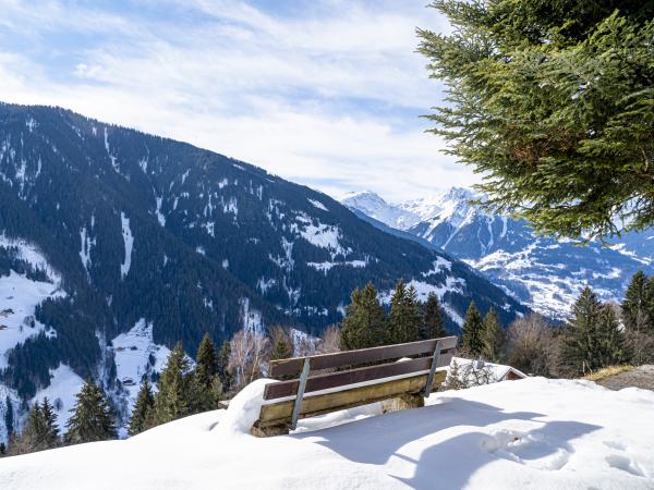 Aussicht vom Ferienhaus [Winter]