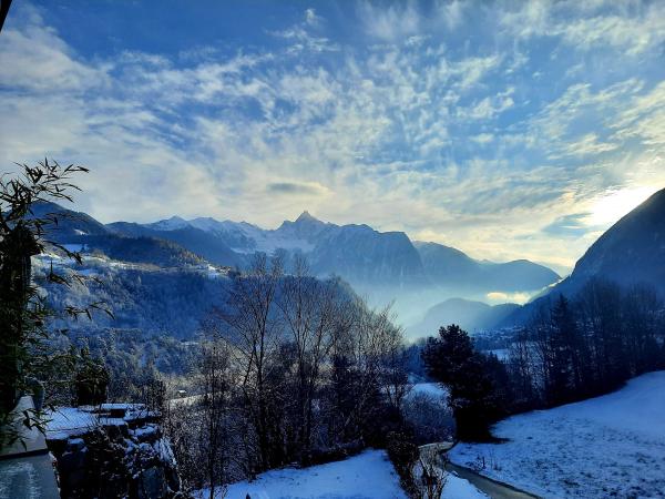 Aussicht vom Ferienhaus [Winter]