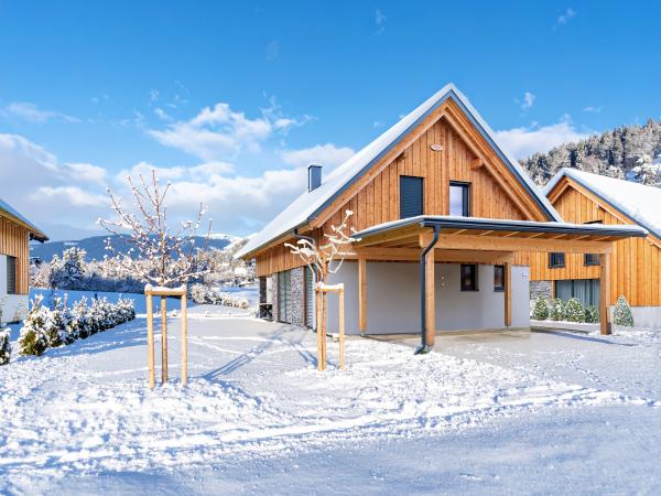 Außenseite Ferienhaus [Winter]