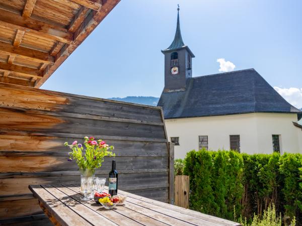 Aussicht vom Ferienhaus [Sommer]