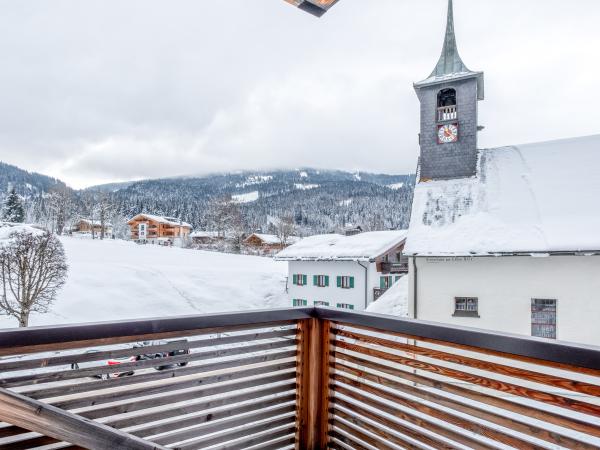 Aussicht vom Ferienhaus [Winter]