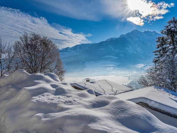 Uitzicht van vakantiehuis [winter]