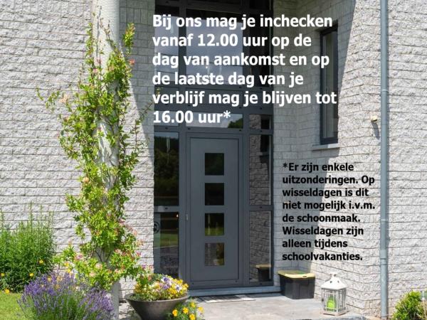 Faciliteiten en service van vakantiehuis