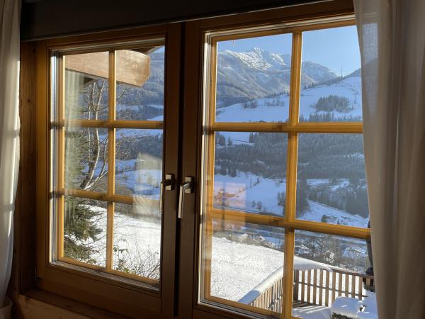 Aussicht vom Ferienhaus [Winter]