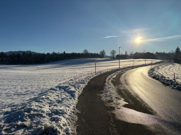 Vue de la maison de vacances [hiver]