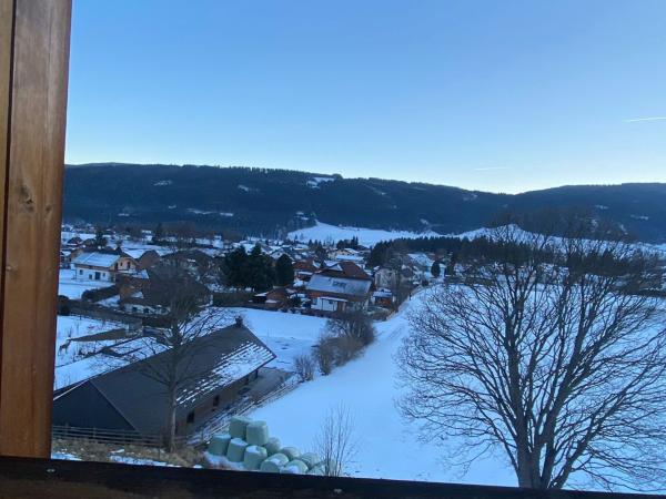 Aussicht vom Ferienhaus [Winter]