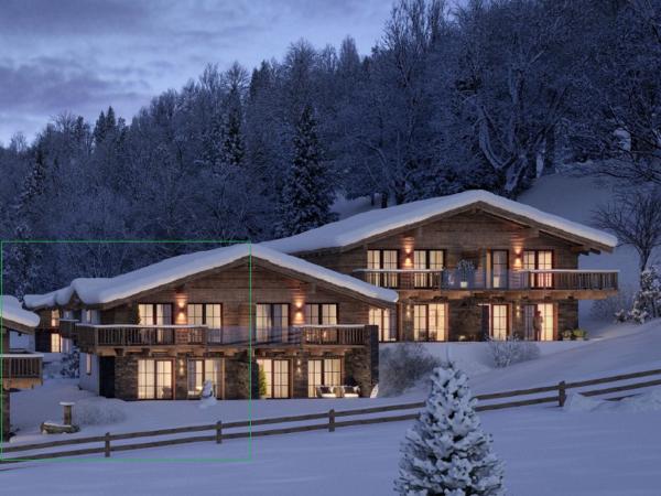 Außenseite Ferienhaus [Winter]
