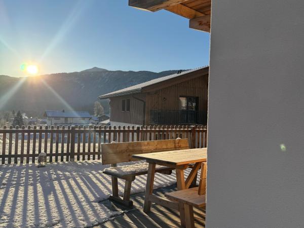 Aussicht vom Ferienhaus [Winter]