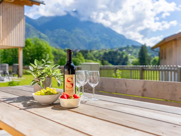 Vue de la maison de vacances [été]