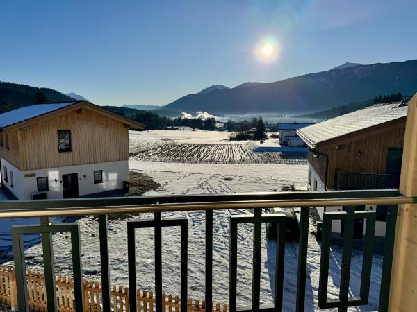 Aussicht vom Ferienhaus [Winter]