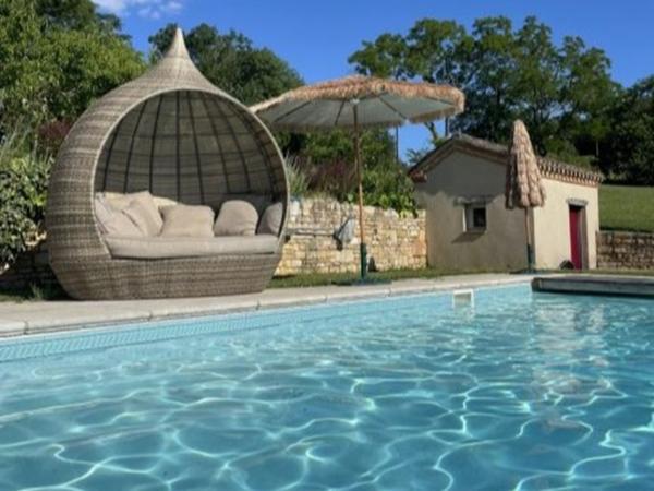 Schwimmbad des Ferienhauses