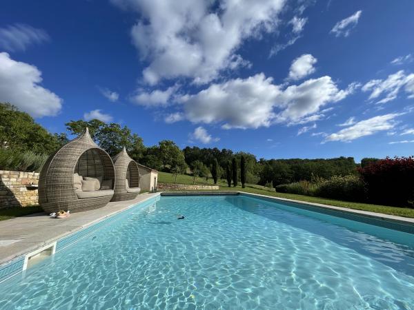 Schwimmbad des Ferienhauses
