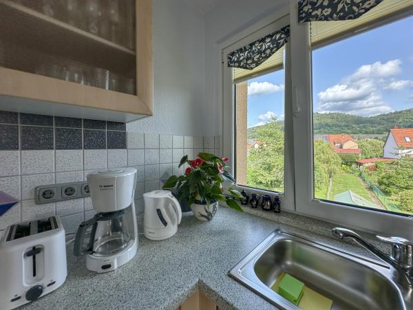 Uitzicht van vakantiehuis [zomer]