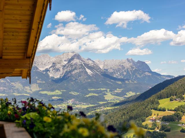 Vue de la maison de vacances