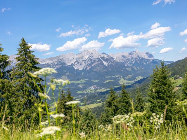 Vue de la maison de vacances