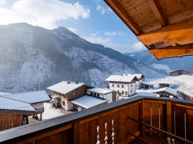 Aussicht vom Ferienhaus [Winter]