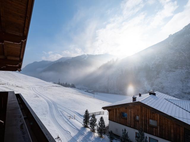Aussicht vom Ferienhaus [Winter]