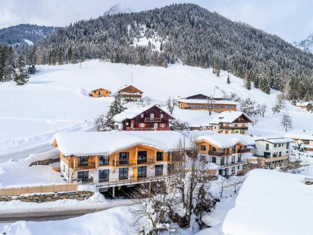 Außenseite Ferienhaus [Winter]