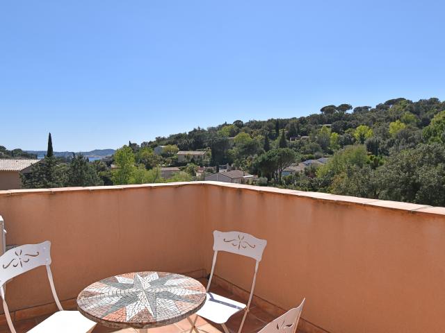 Uitzicht van vakantiehuis