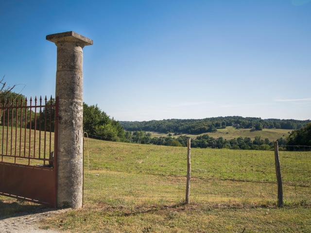 Vue de la maison de vacances