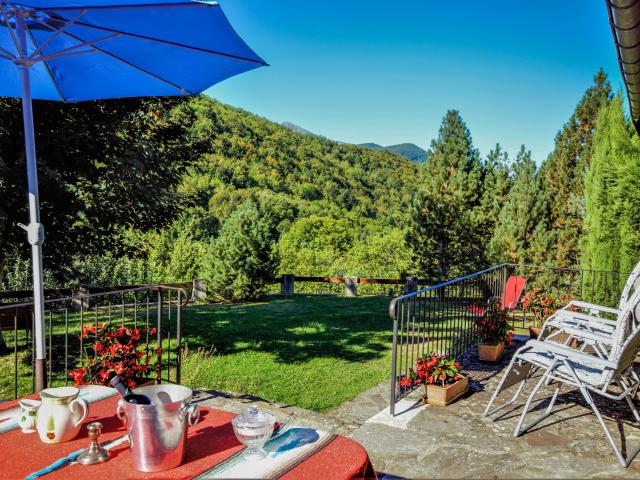 Vue de la maison de vacances