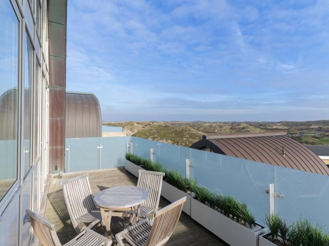 Uitzicht van vakantiehuis