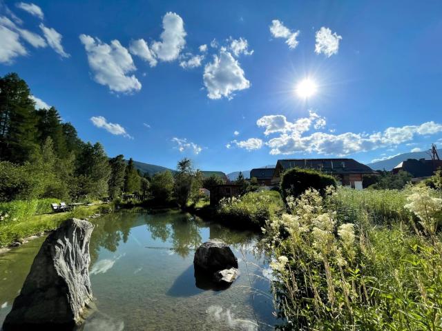 Uitzicht van vakantiehuis