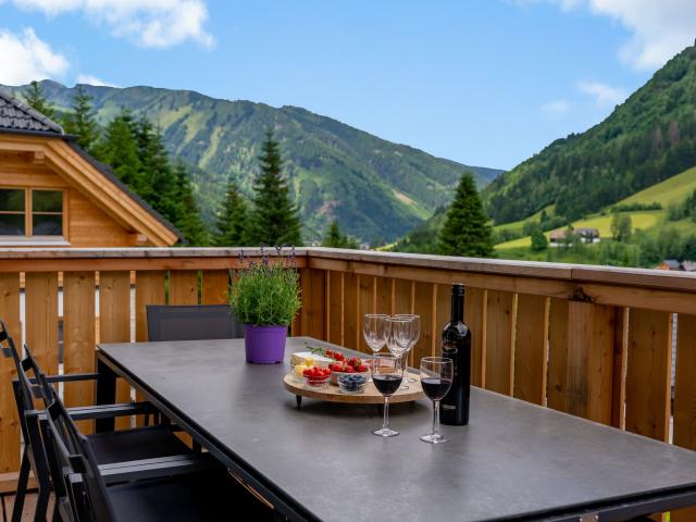 Uitzicht van vakantiehuis