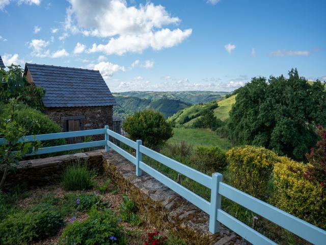 Aussicht vom Ferienhaus [Sommer]