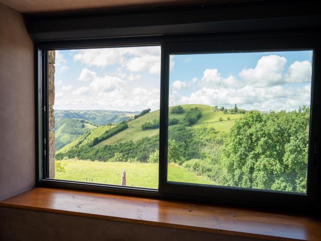 Aussicht vom Ferienhaus [Sommer]