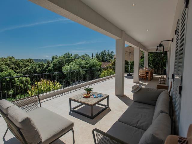 Aussicht vom Ferienhaus