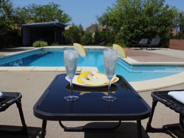 Pool des Ferienhauses