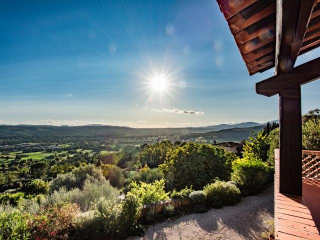 Uitzicht van vakantiehuis